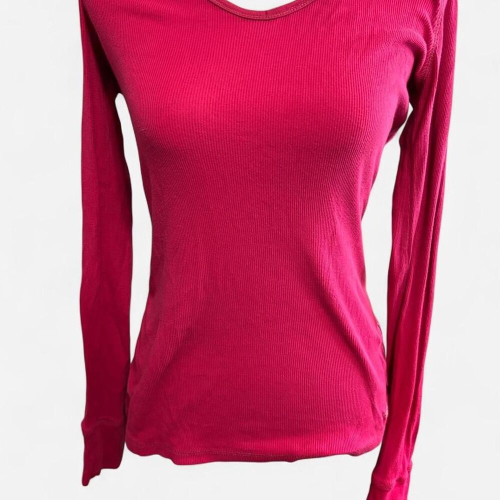 Aeropostale Women's Pink y2k henley